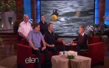 Ellen Rewards Firefighters Who Pulled Dog Out Of Icy River With A Cari