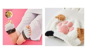 Get Catty With Feline Eye Masks and Paw Socks